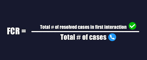 How to calculate first call resolution or first contact resolution (FCR)